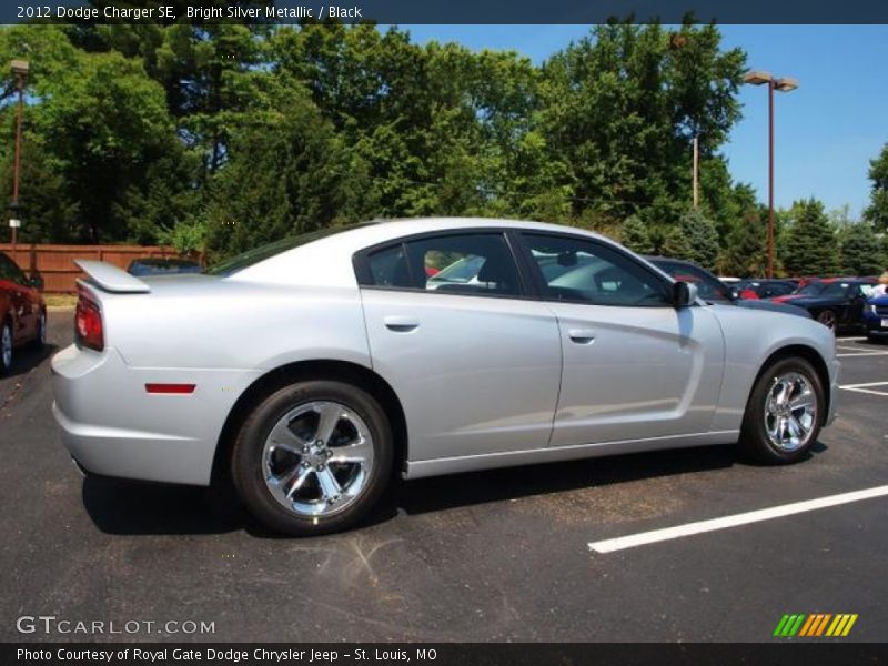 Bright Silver Metallic / Black 2012 Dodge Charger SE