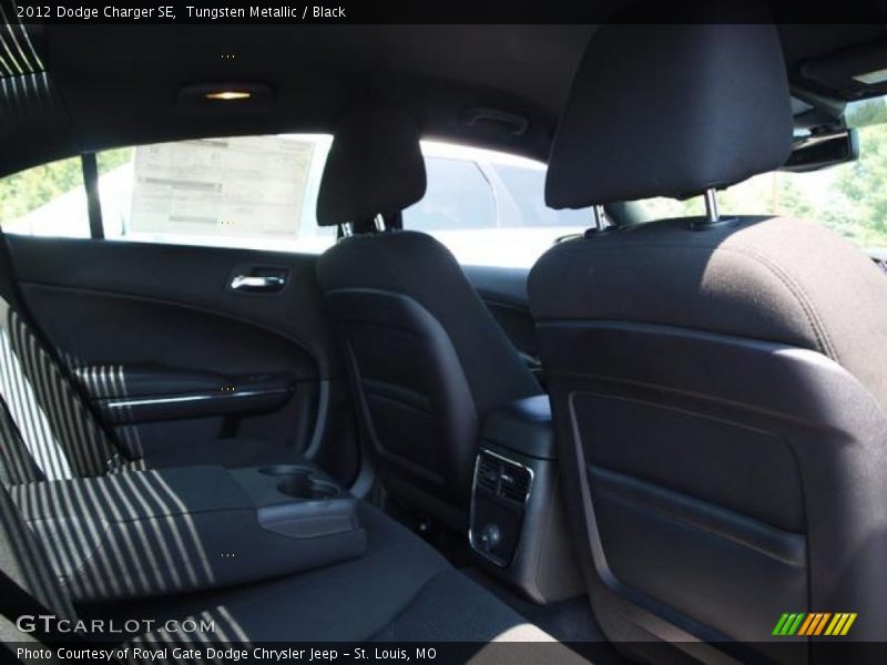 Tungsten Metallic / Black 2012 Dodge Charger SE