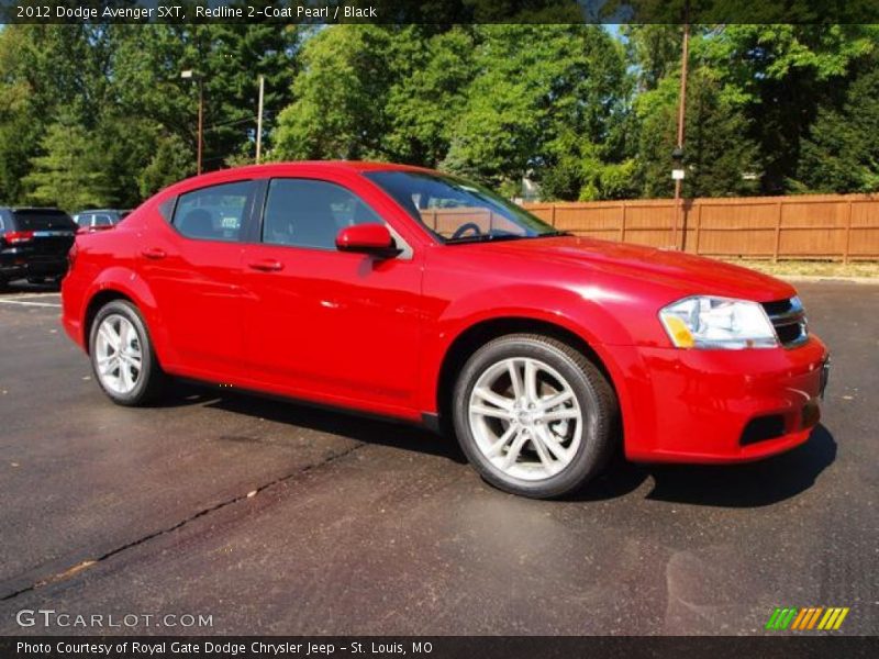 Redline 2-Coat Pearl / Black 2012 Dodge Avenger SXT