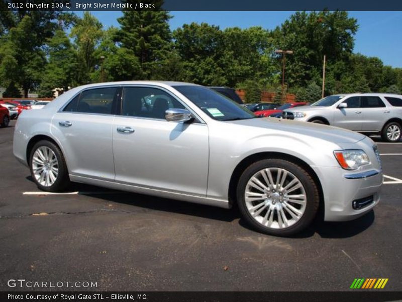 Bright Silver Metallic / Black 2012 Chrysler 300 C