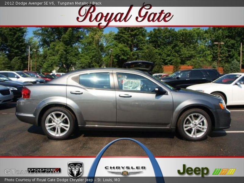 Tungsten Metallic / Black 2012 Dodge Avenger SE V6