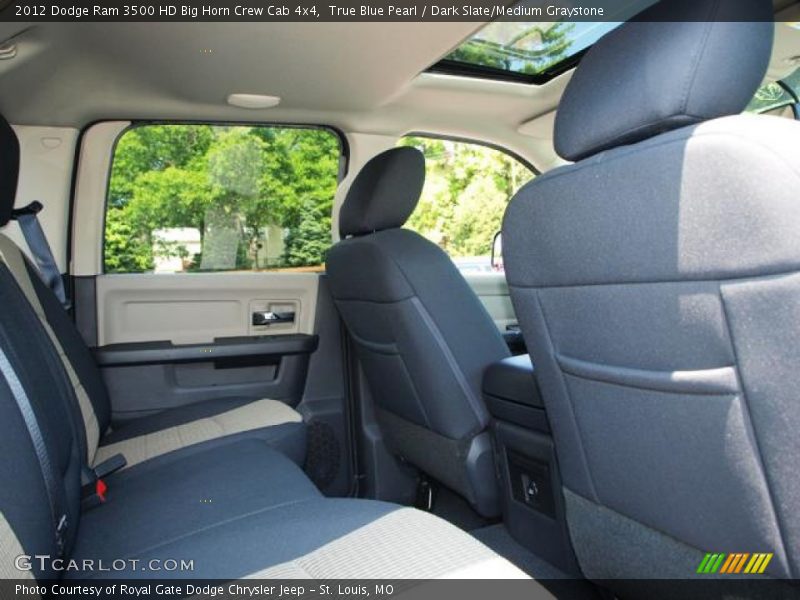 True Blue Pearl / Dark Slate/Medium Graystone 2012 Dodge Ram 3500 HD Big Horn Crew Cab 4x4