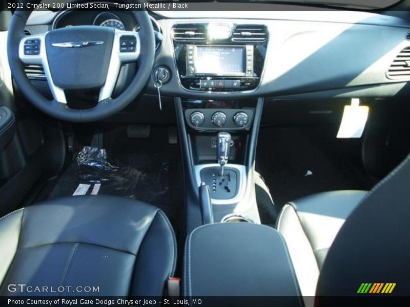Tungsten Metallic / Black 2012 Chrysler 200 Limited Sedan