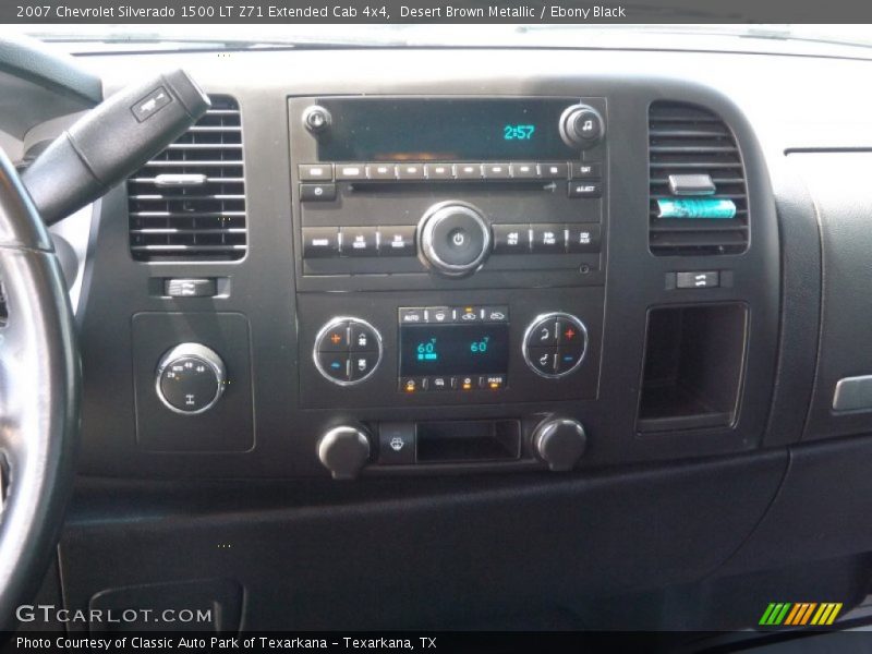 Desert Brown Metallic / Ebony Black 2007 Chevrolet Silverado 1500 LT Z71 Extended Cab 4x4