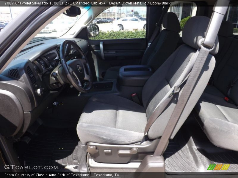 Desert Brown Metallic / Ebony Black 2007 Chevrolet Silverado 1500 LT Z71 Extended Cab 4x4