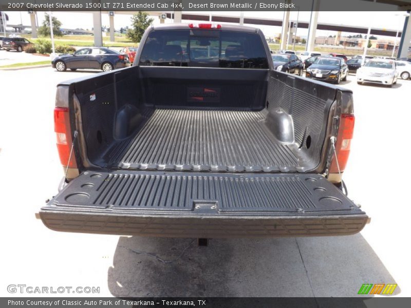 Desert Brown Metallic / Ebony Black 2007 Chevrolet Silverado 1500 LT Z71 Extended Cab 4x4