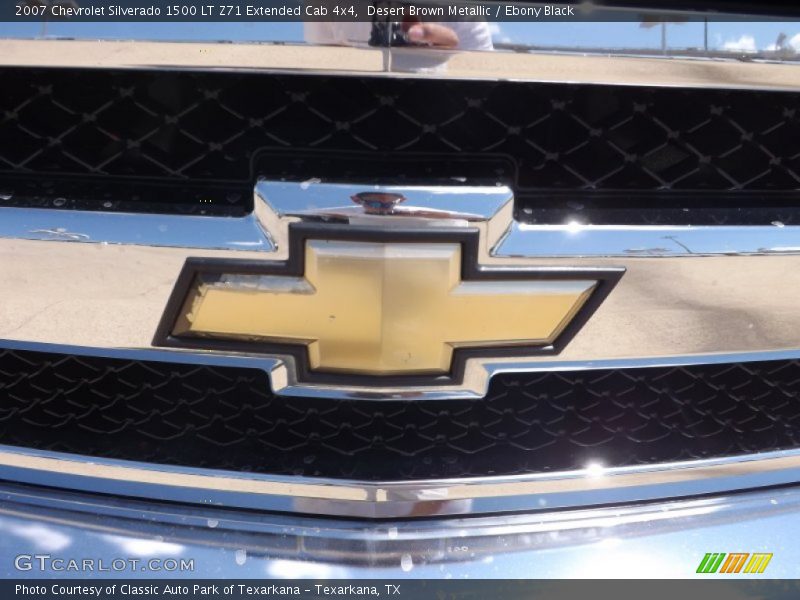 Desert Brown Metallic / Ebony Black 2007 Chevrolet Silverado 1500 LT Z71 Extended Cab 4x4