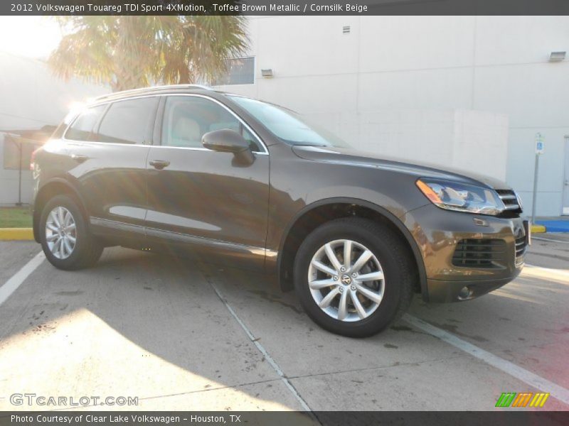Toffee Brown Metallic / Cornsilk Beige 2012 Volkswagen Touareg TDI Sport 4XMotion