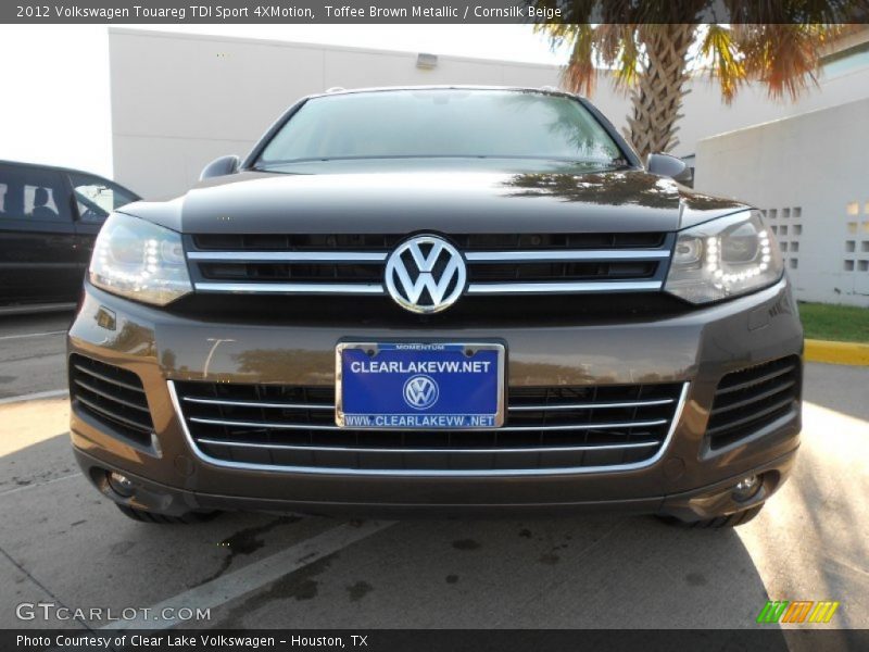 Toffee Brown Metallic / Cornsilk Beige 2012 Volkswagen Touareg TDI Sport 4XMotion