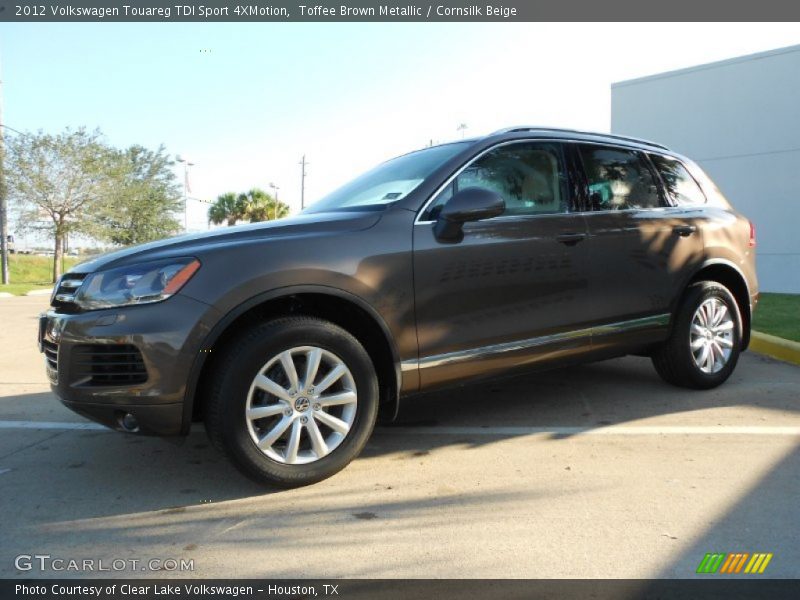 Toffee Brown Metallic / Cornsilk Beige 2012 Volkswagen Touareg TDI Sport 4XMotion