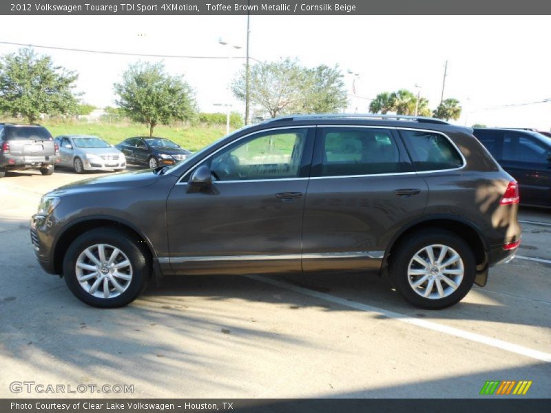 Toffee Brown Metallic / Cornsilk Beige 2012 Volkswagen Touareg TDI Sport 4XMotion