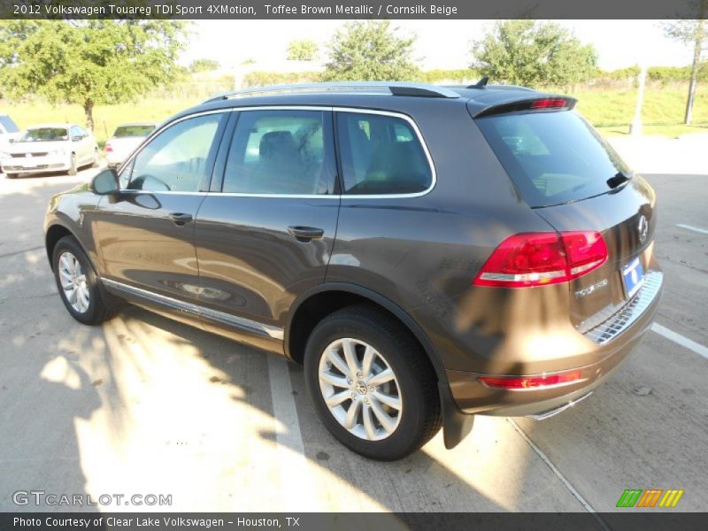 Toffee Brown Metallic / Cornsilk Beige 2012 Volkswagen Touareg TDI Sport 4XMotion