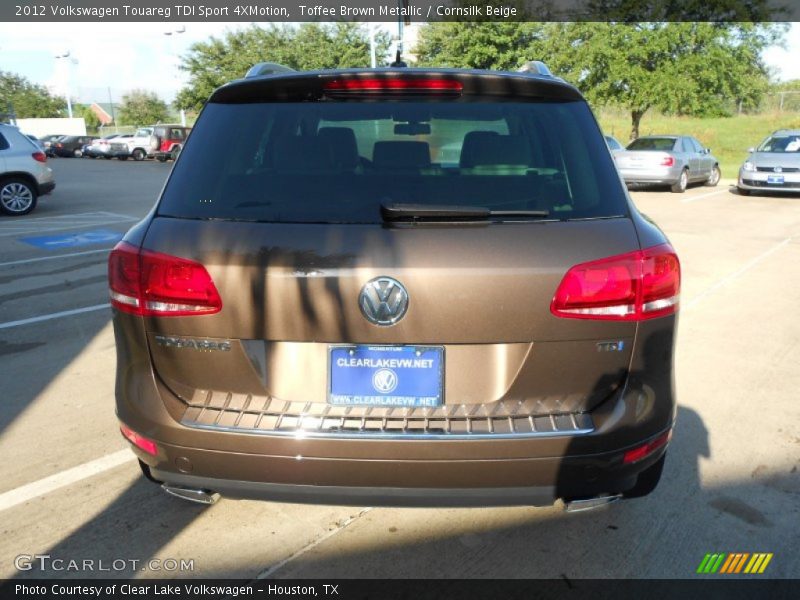 Toffee Brown Metallic / Cornsilk Beige 2012 Volkswagen Touareg TDI Sport 4XMotion