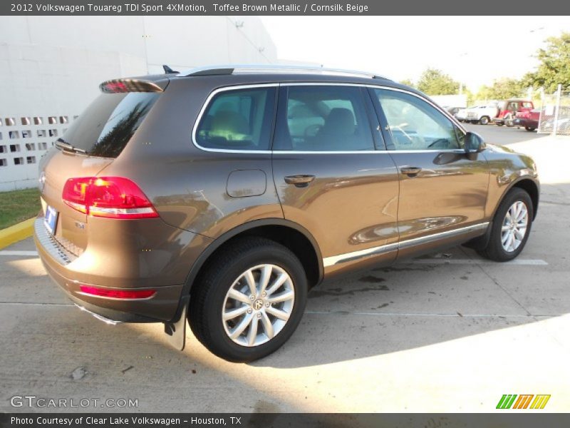 Toffee Brown Metallic / Cornsilk Beige 2012 Volkswagen Touareg TDI Sport 4XMotion