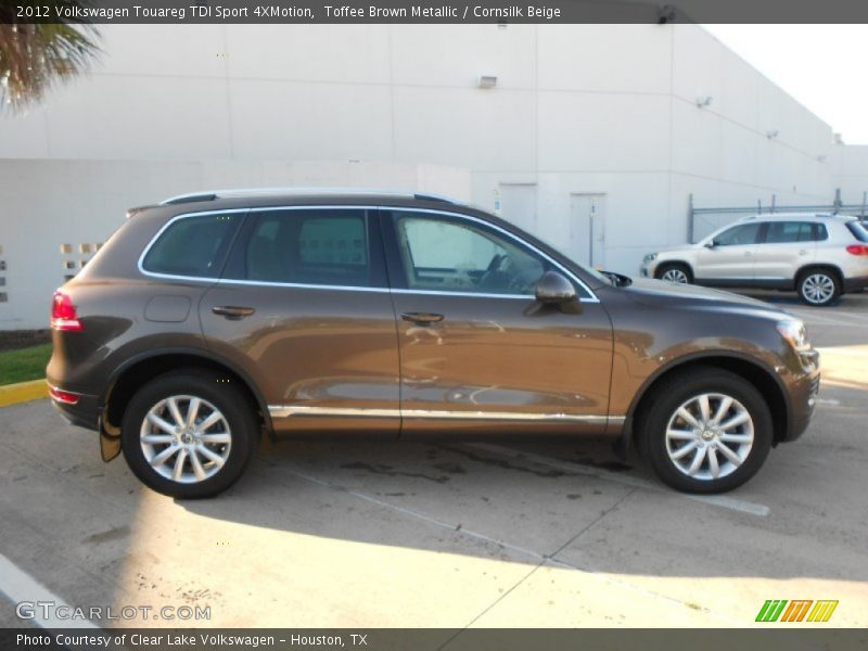 Toffee Brown Metallic / Cornsilk Beige 2012 Volkswagen Touareg TDI Sport 4XMotion