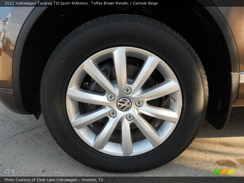 Toffee Brown Metallic / Cornsilk Beige 2012 Volkswagen Touareg TDI Sport 4XMotion