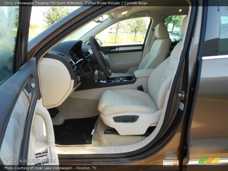 Toffee Brown Metallic / Cornsilk Beige 2012 Volkswagen Touareg TDI Sport 4XMotion