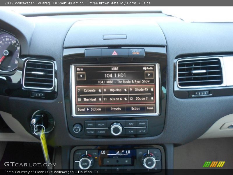 Toffee Brown Metallic / Cornsilk Beige 2012 Volkswagen Touareg TDI Sport 4XMotion