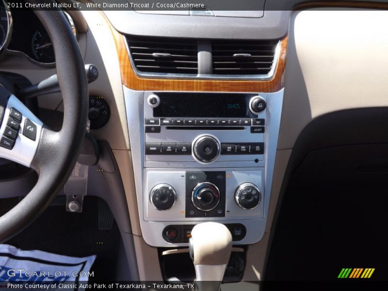 White Diamond Tricoat / Cocoa/Cashmere 2011 Chevrolet Malibu LT