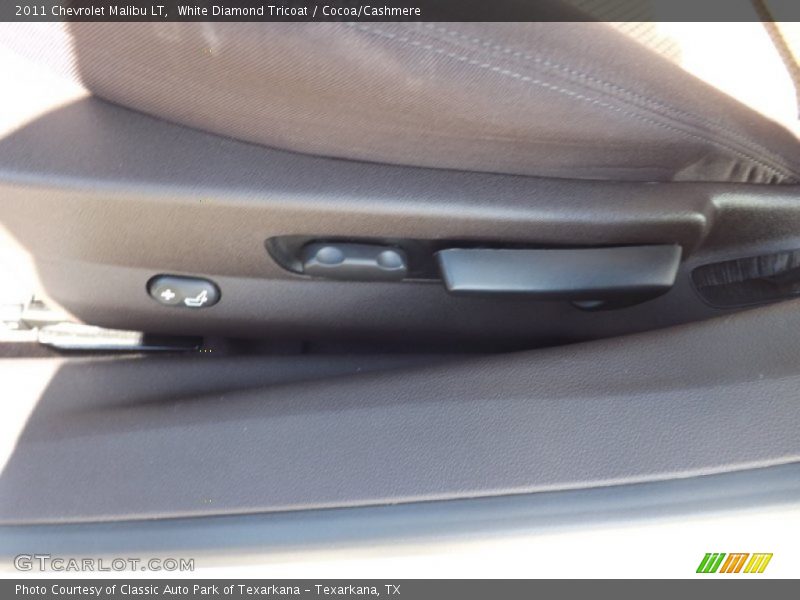 White Diamond Tricoat / Cocoa/Cashmere 2011 Chevrolet Malibu LT