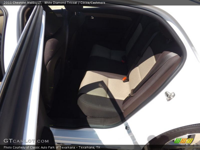 White Diamond Tricoat / Cocoa/Cashmere 2011 Chevrolet Malibu LT