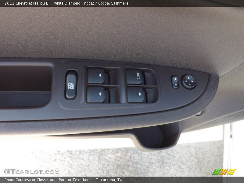 White Diamond Tricoat / Cocoa/Cashmere 2011 Chevrolet Malibu LT