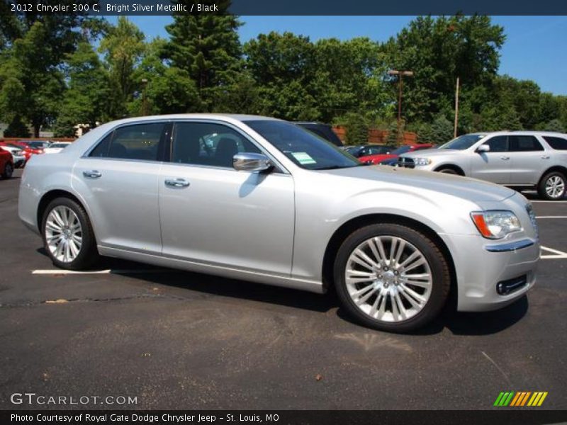 Bright Silver Metallic / Black 2012 Chrysler 300 C