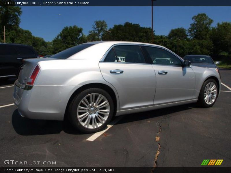Bright Silver Metallic / Black 2012 Chrysler 300 C