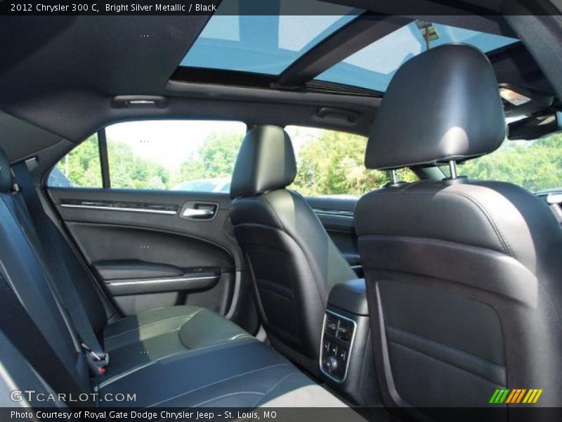 Bright Silver Metallic / Black 2012 Chrysler 300 C