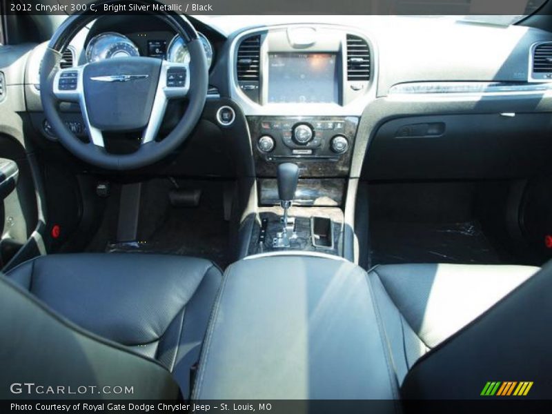 Bright Silver Metallic / Black 2012 Chrysler 300 C