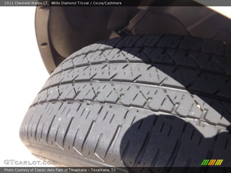 White Diamond Tricoat / Cocoa/Cashmere 2011 Chevrolet Malibu LT
