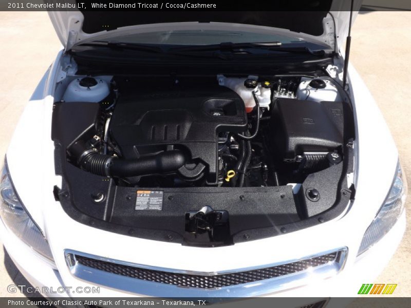 White Diamond Tricoat / Cocoa/Cashmere 2011 Chevrolet Malibu LT