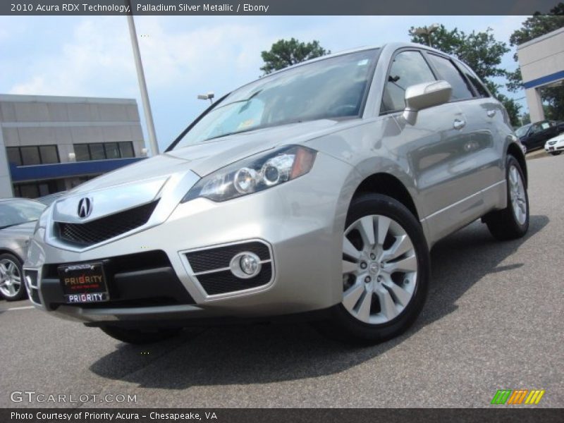 Palladium Silver Metallic / Ebony 2010 Acura RDX Technology