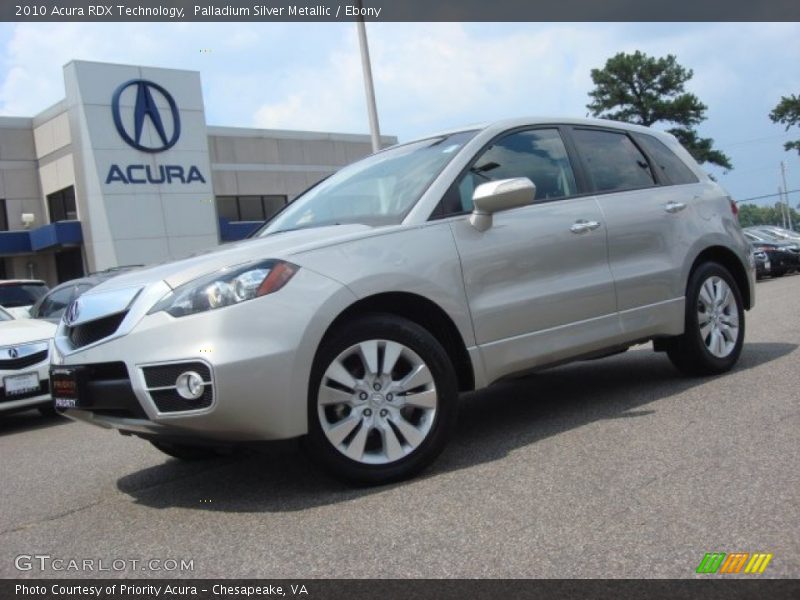 Palladium Silver Metallic / Ebony 2010 Acura RDX Technology