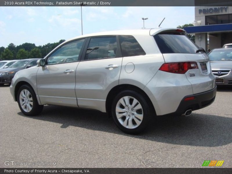 Palladium Silver Metallic / Ebony 2010 Acura RDX Technology