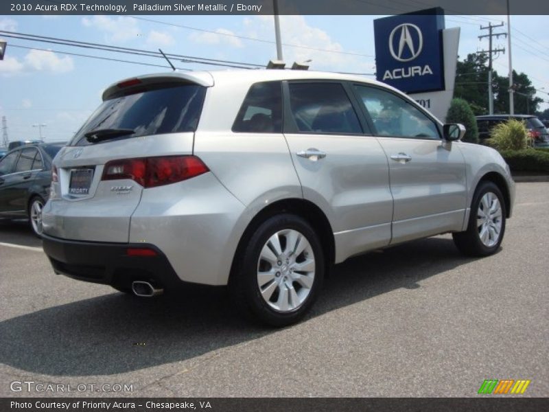 Palladium Silver Metallic / Ebony 2010 Acura RDX Technology