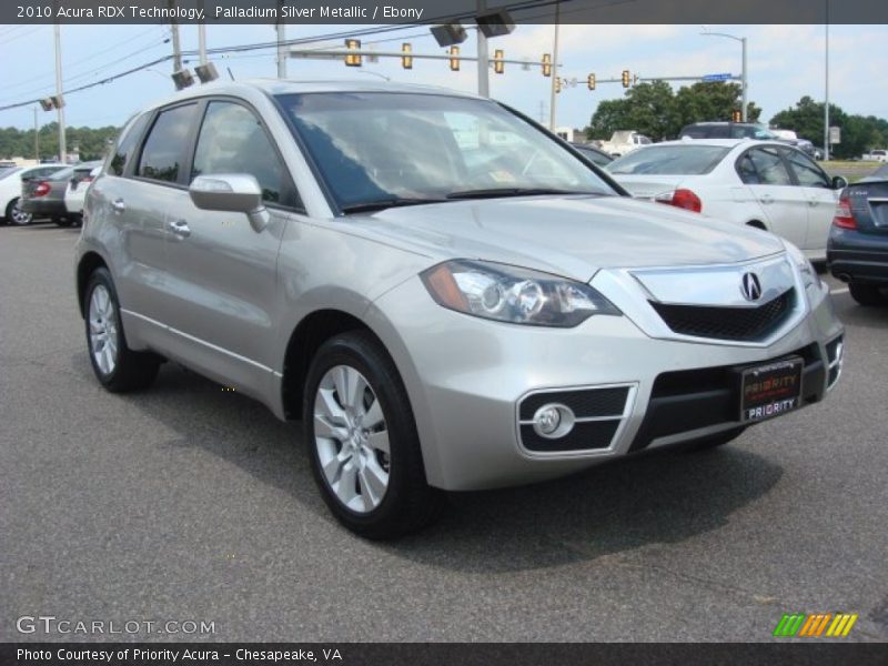 Palladium Silver Metallic / Ebony 2010 Acura RDX Technology