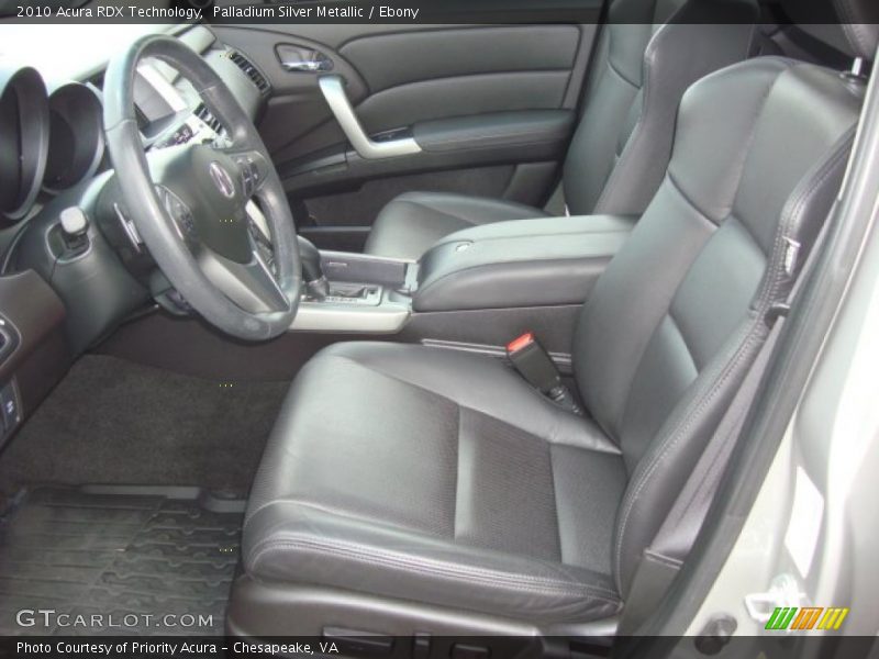 Palladium Silver Metallic / Ebony 2010 Acura RDX Technology