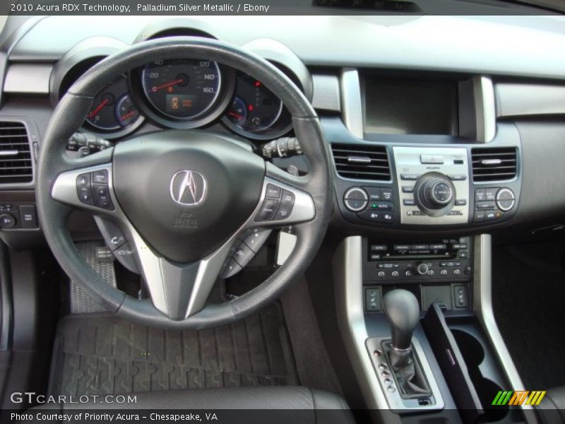 Palladium Silver Metallic / Ebony 2010 Acura RDX Technology