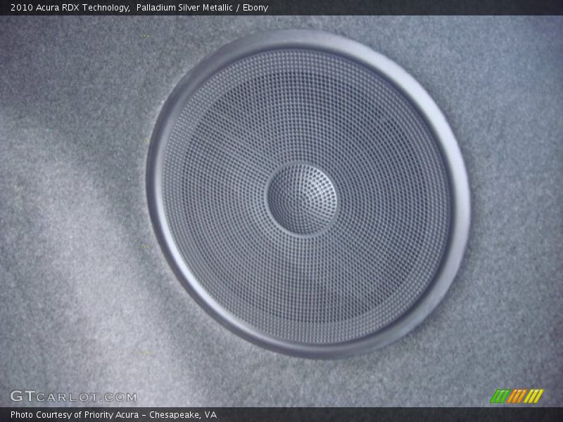 Palladium Silver Metallic / Ebony 2010 Acura RDX Technology