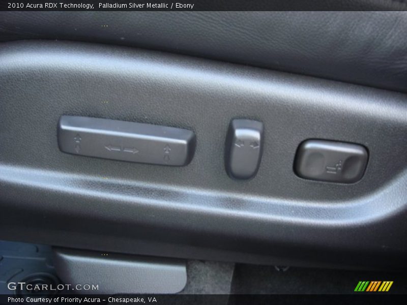 Palladium Silver Metallic / Ebony 2010 Acura RDX Technology
