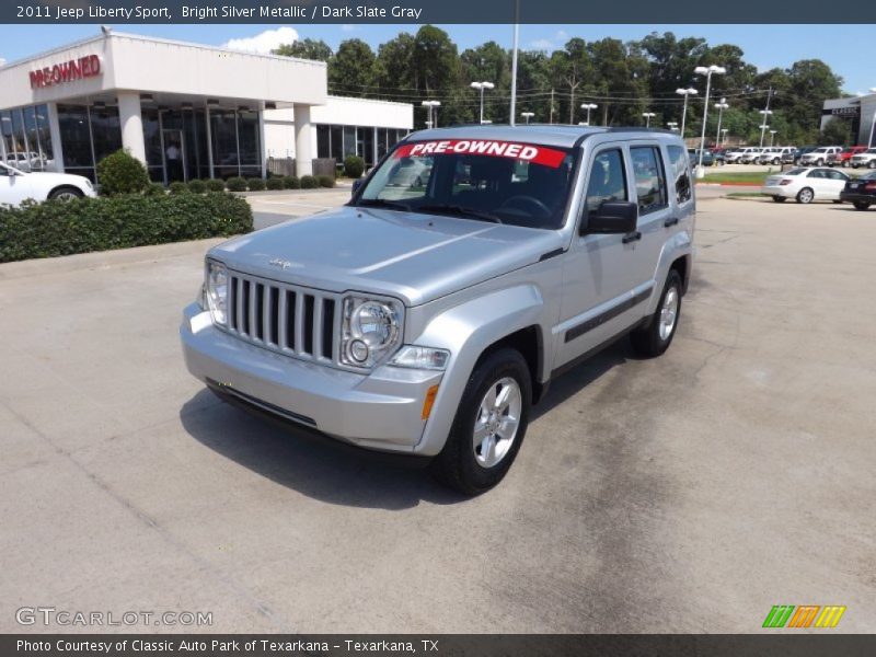 Bright Silver Metallic / Dark Slate Gray 2011 Jeep Liberty Sport