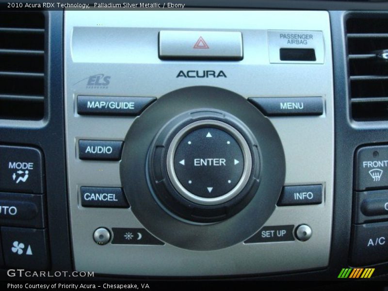 Palladium Silver Metallic / Ebony 2010 Acura RDX Technology