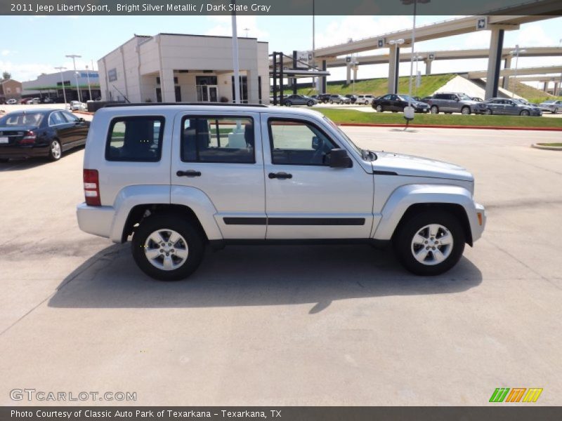 Bright Silver Metallic / Dark Slate Gray 2011 Jeep Liberty Sport