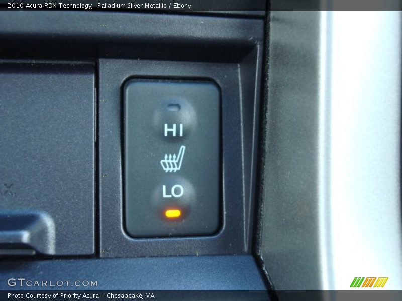 Palladium Silver Metallic / Ebony 2010 Acura RDX Technology