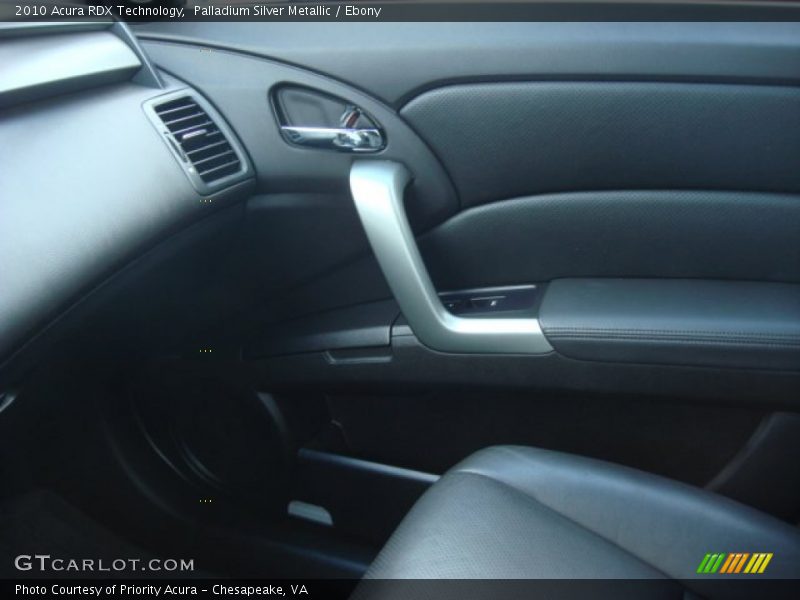Palladium Silver Metallic / Ebony 2010 Acura RDX Technology