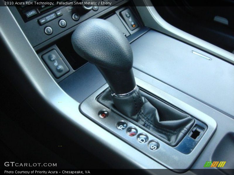 Palladium Silver Metallic / Ebony 2010 Acura RDX Technology
