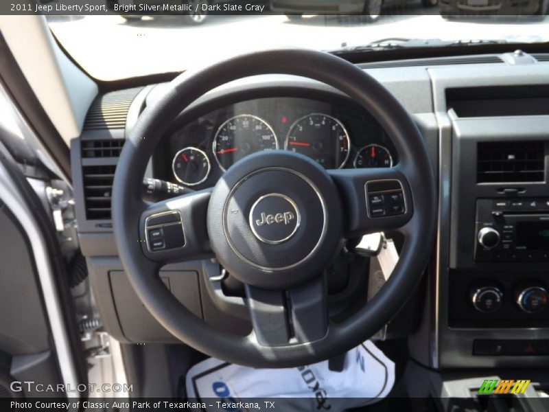 Bright Silver Metallic / Dark Slate Gray 2011 Jeep Liberty Sport