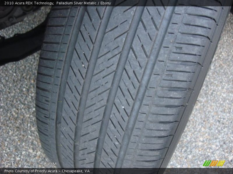Palladium Silver Metallic / Ebony 2010 Acura RDX Technology
