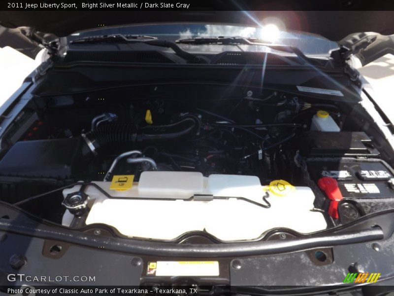 Bright Silver Metallic / Dark Slate Gray 2011 Jeep Liberty Sport